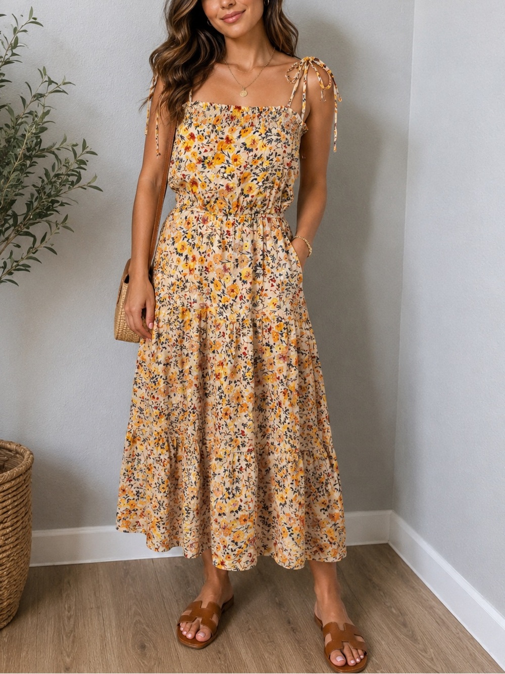 Lost + Wander Midi Dress, Size M